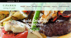 Desktop Screenshot of cparkscatering.com